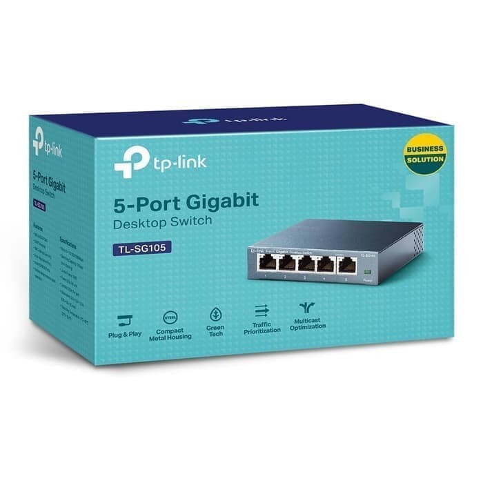 GIGABIT HUB SWITCH 5 PORT TPLINK TL-SG 105 TL SG105 รับประกันอย่างเป็นทางการ
