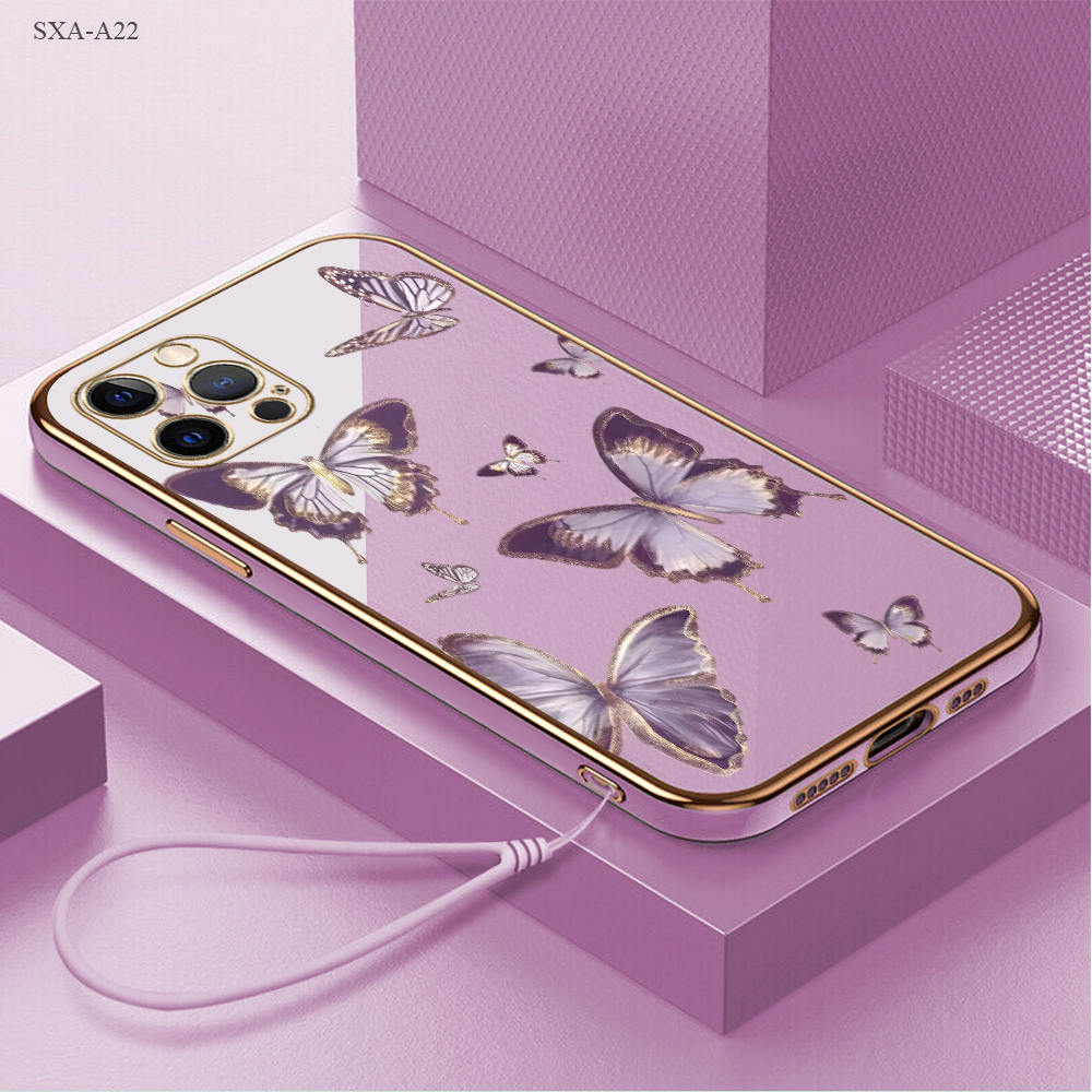 SAMSUNG GANTUNGANเข้ากันได้กับSamsung Galaxy A22 A23 A32 A33 A52 A52S A53 A72 A73 4G 5Gเคสโทรศัพท์DD