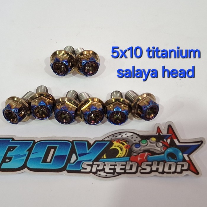 Original M 5x10 titanium it Malaya bolt (UNIT PRICE (1 ชิ้น)