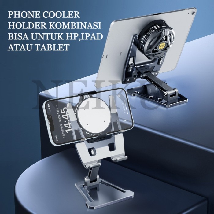 NEIKU Phone Cooler Holder Phone Holder Stand Holder HP Cooler Holder for Mobile Phone Tablet Holder