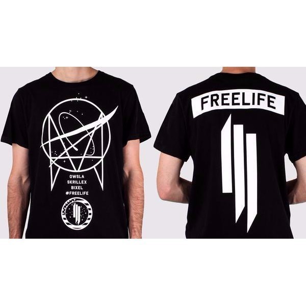 เสื้อยืดผู้ชาย Skrillex Freelife