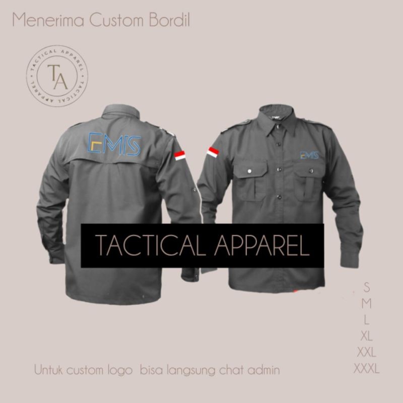 เสื้อ KEMEJA EMIS PDH (สามารถปรับแต่งโลโก้ได้)
