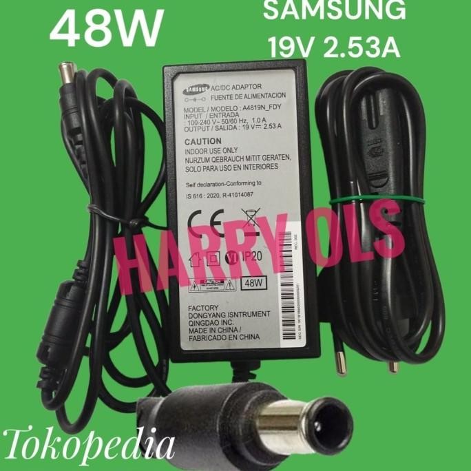 Samsung 19V 2.53A 48W Lcd Led Tv Charger Adapter สําหรับ Samsung Un32J400 ราคาพิเศษ!