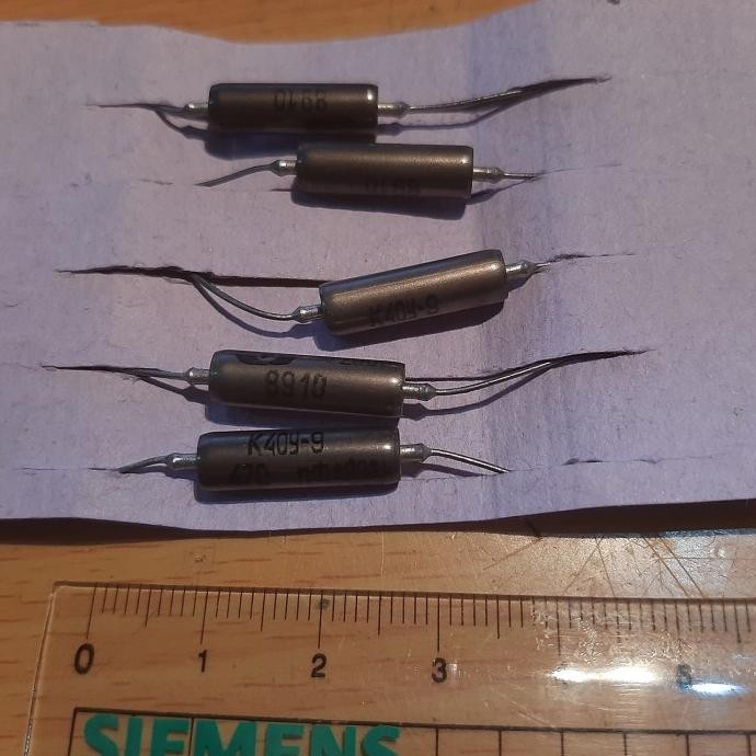 กระดาษคาปาซิเตอร์ในน้ํามัน (PIO) 470pf 470 pF 0.470 nF 470pF 200V K40Y-9