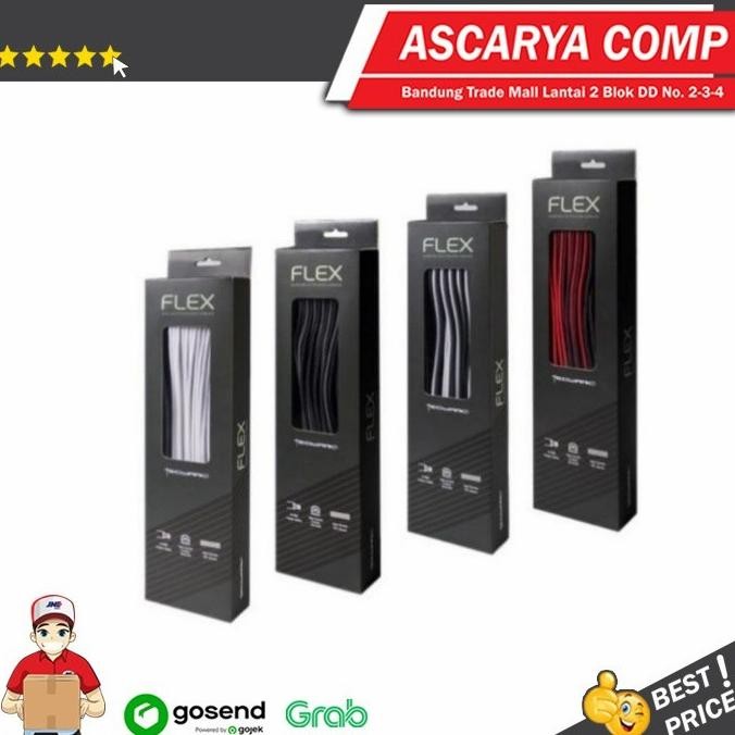 - ชุดสายเคเบิลต่อขยาย PSU Tecware Flex Sleeved