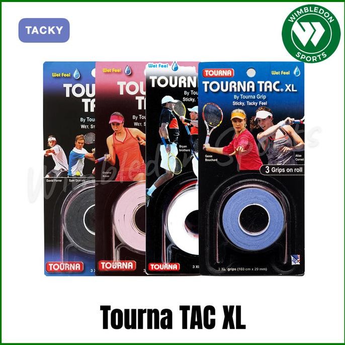 ใหม่ Grip Tourna TAC XL Overgrip เนื้อหา 3 / Grip Tourna TAC XL Tacky Wet Feel
