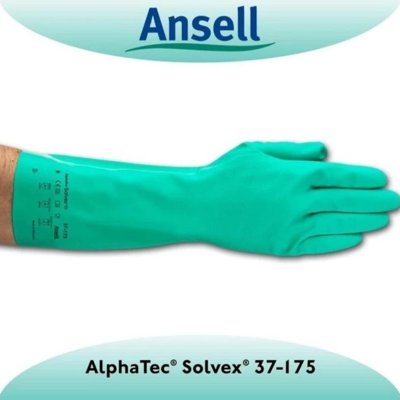 WN Ansell AlphaTec Solvex ถุงมือ 37-175-176 / Honeywell LA 132G สารเคมี