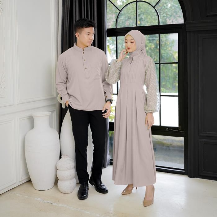 Gharim- Demore Mosela Couple Suit Couple Koko Outfit Elegant Muslim Modern Matt