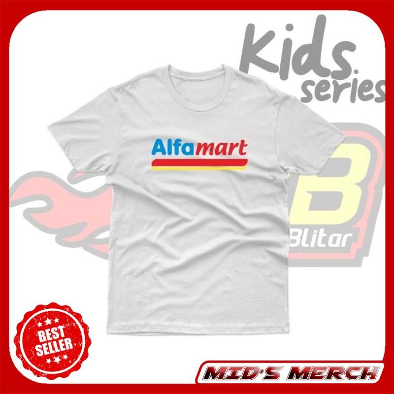 KATUN [ดีไซน์ใหม่] เสื้อยืดเด็ก Viral Alfamart 30S Cotton Combed 30S Premium Distro Fashion Sm12