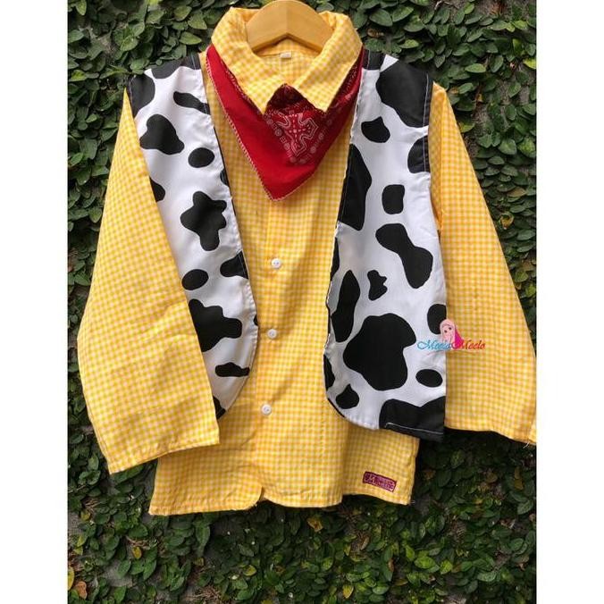 มีจําหน่าย Toy Story Kids Costume Top Only Slayer Vest Set / Woody Jessie Cowboy เครื่องแต่งกายสําหร