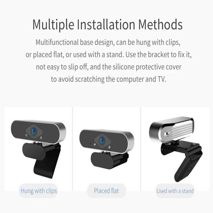 มีจําหน่าย JAVA แล็ปท็อป 1080P USB กล้อง PC 4K Full HD กล้องพร้อมไมโครโฟน Webcast Live Zoom Google ก