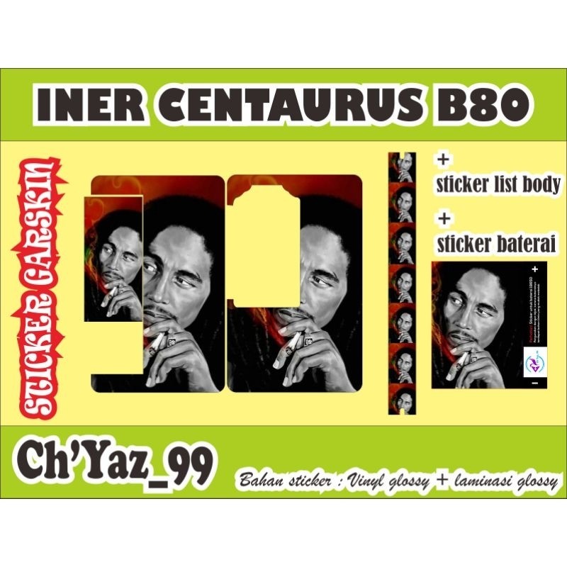 Cent4 B80 W Garskin Fullbody Custom Sticker Package