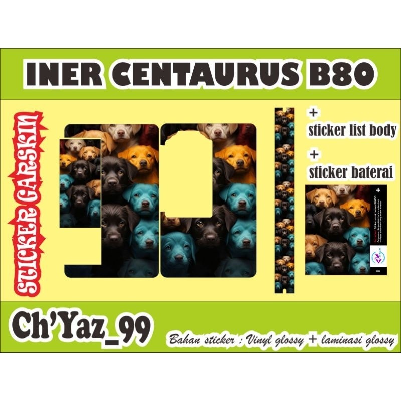 Cent4 B80 J Garskin Fullbody Custom Sticker Package