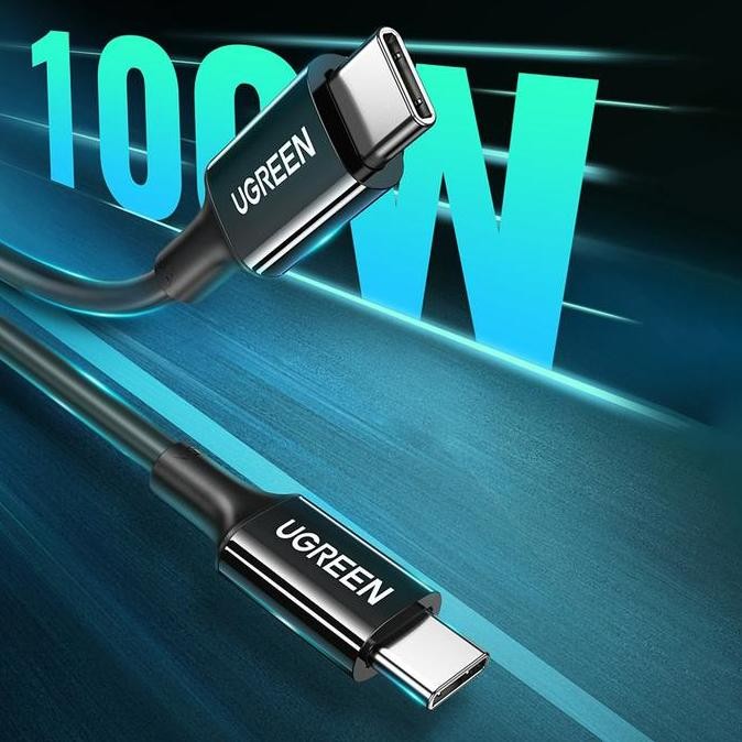 UGREEN สาย 100W 5A Type C to C 1M 2M 3M ชาร์จเร็วสุด PREMIUM