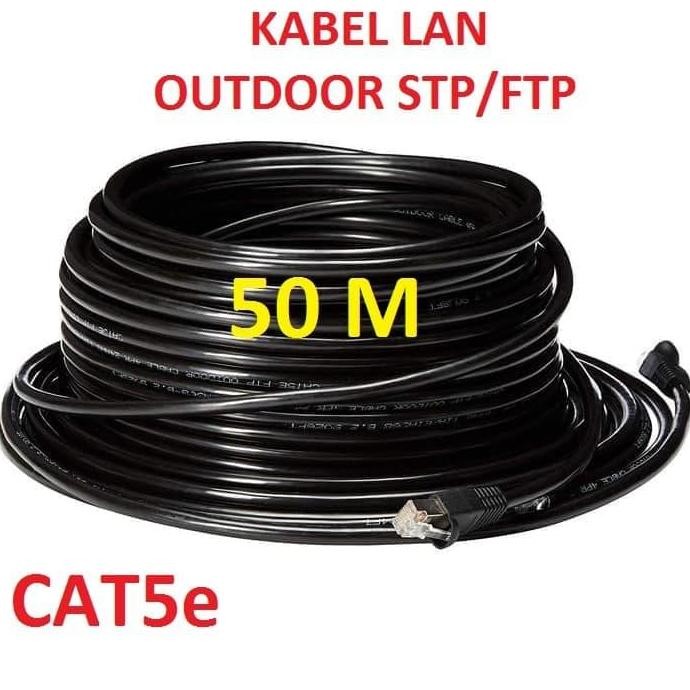 จัดส่งฟรี - สาย LAN ภายนอก STP Cat5 50M - สาย Cat5 FTP พร้อมใช้งาน 50 เมตร