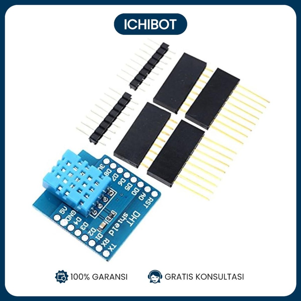 DHT Pro Shield สําหรับ D1 mini DHT11 เซ็นเซอร์อุณหภูมิและความชื้นแบบดิจิตอล Singlebus