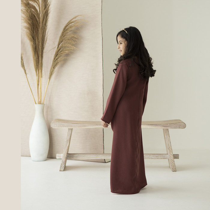 ล่าสุด Sasmaya Kids By Aqa Label - Gamis ขนาด 1 ถึง 11