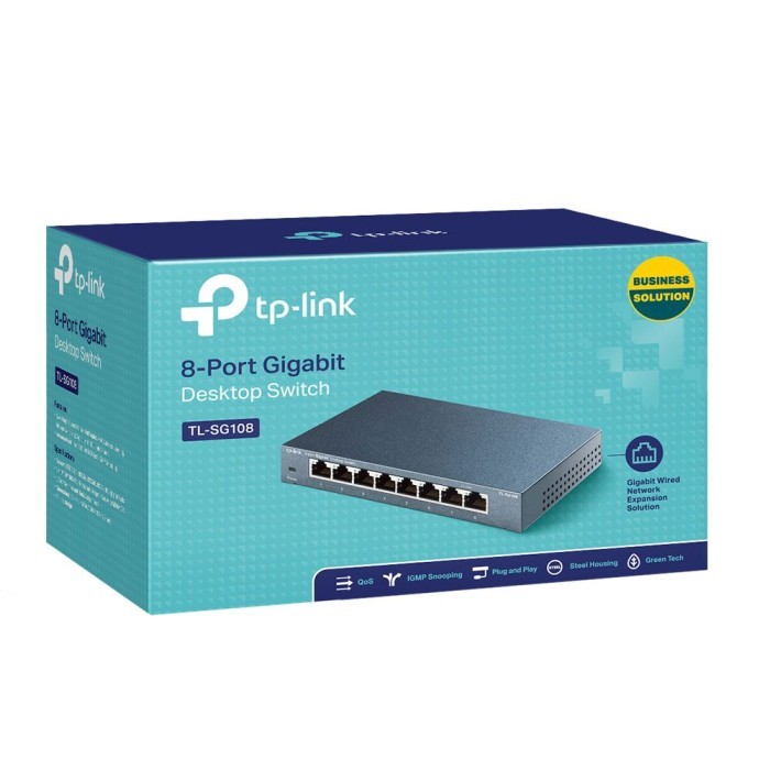 TP-Link Desktop Switch TL-SG108 TLSG-108 8port Gigabit TPLINK