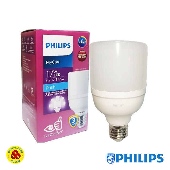 Philips Bright 17W White Mycare E27 หลอดไฟ Led 17 วัตต์ Cdl