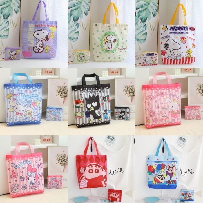 Reusable Bag Shopping Eco Bag Sanrio Hello kitty Cinamoroll