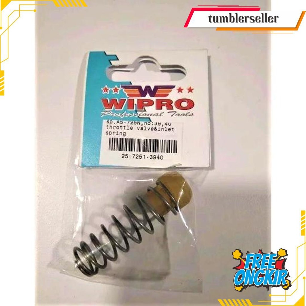 Wipro อะไหล่วาล์วปีกผีเสื้อ Air Impact Inlet Spring As725N As725B