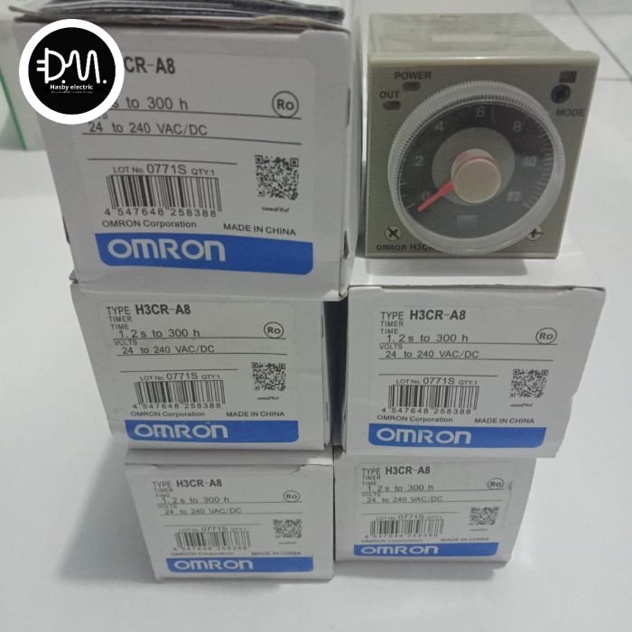 Omron H3CR-A8 จับเวลา Omron h3cra8 จับเวลา Omron H3CR A8 220vac จับเวลา