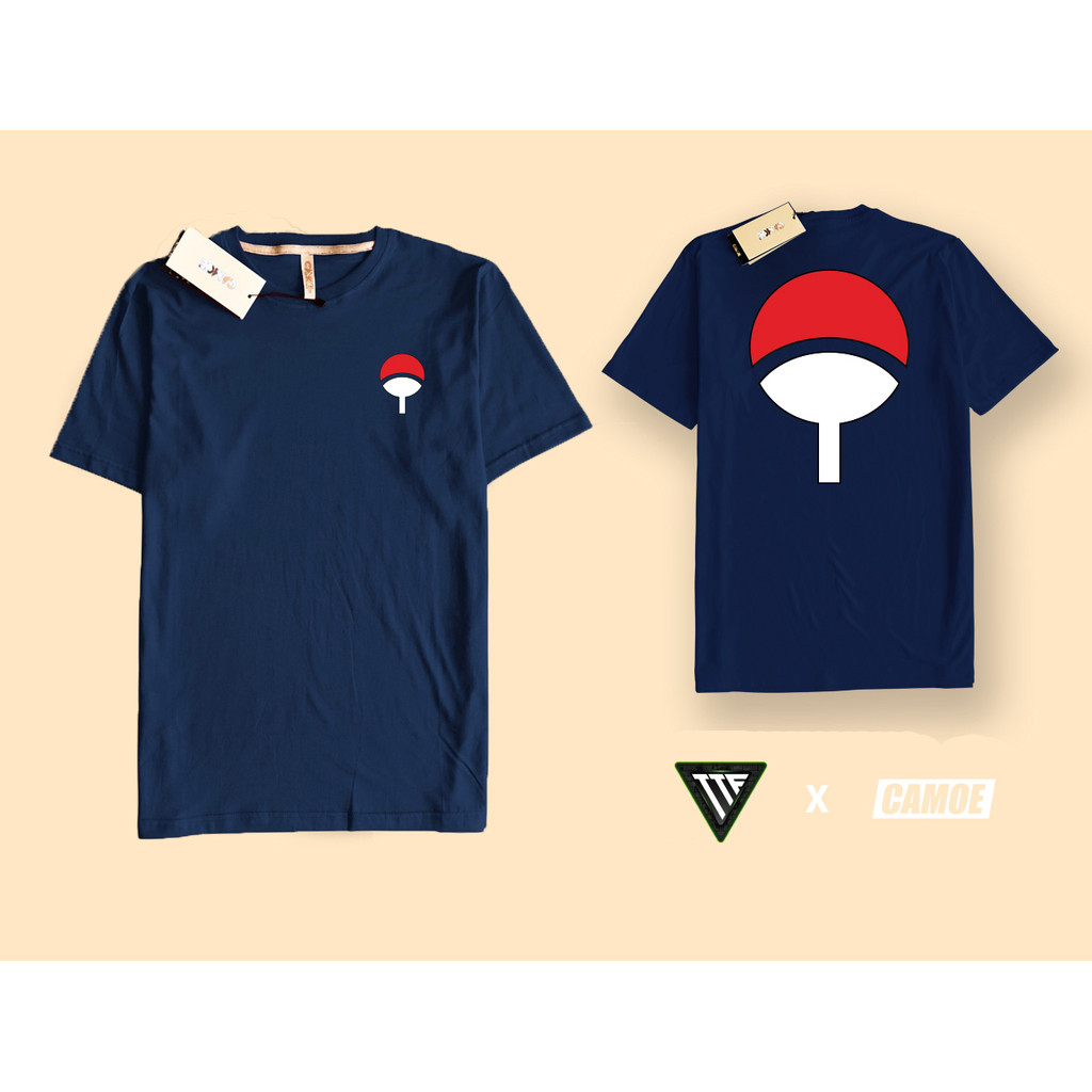เสื้อยืด Anime Uchiha clan Logo Sasuke Uchiha Naruto