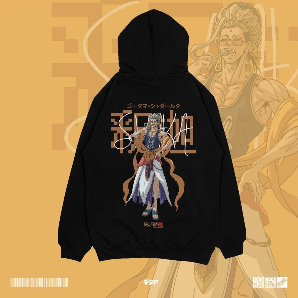 Hoodie Shaka Record Of Ragnarok Buddha God Human God Jumper Anime Manga เสื้อกันหนาว Dja ผ้า
