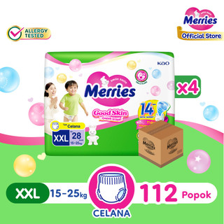 Merries Pants Good Skin Popok Celana XXL 28 pcs Carton