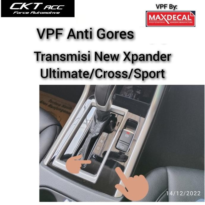 ใหม่ XPANDER CLEAR VPF สติ๊กเกอร์ TRANSMISSION PANEL
