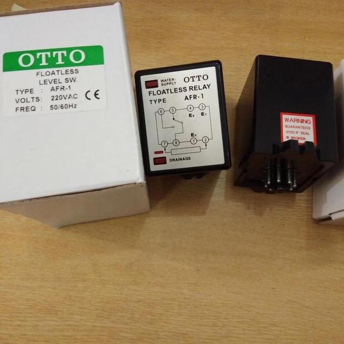 จัดส่งฟรี - FLOATLESS LEVEL SWITCH AFR-1 OTTO 8 ฟุต wlc / น้ําประปา 8pin OTTO