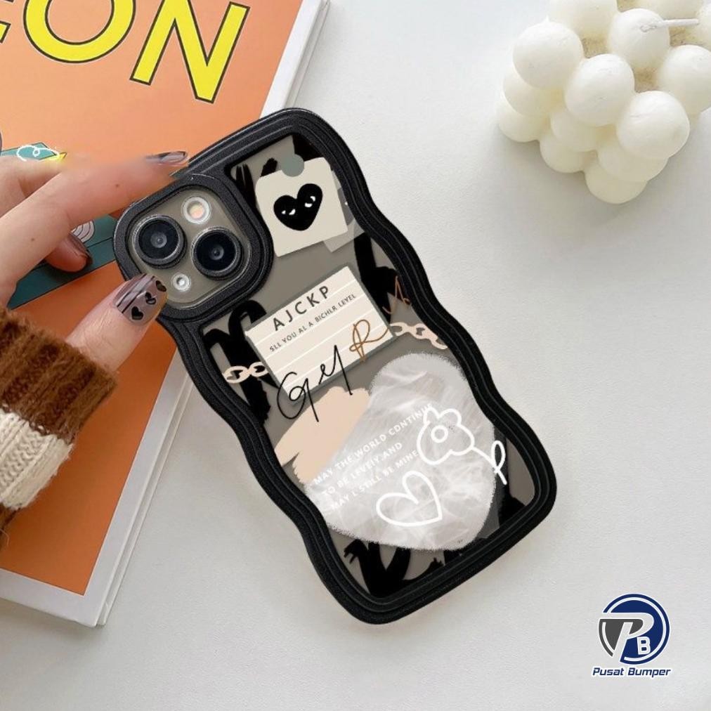 Gd--324 Io-98 Ss813 Softcase Graffiti Love สําหรับRealme C51Sหมายเหตุ 50 C67 C21 C51 C53 N53 C1 C2 3