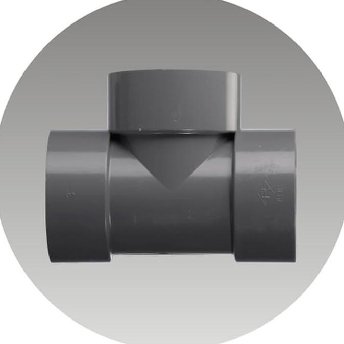 Tee 8" X 4" / T 8" X 4" / Pvc Rucika D / Tee Dt / 8" X 4" Rucika D