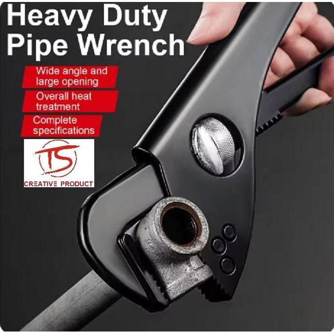 QUALITY GERMAN PIPE PLIERS PAS WRENCH WRENCH หลายขนาด PIPE WRENCH GERMAN WRENCH