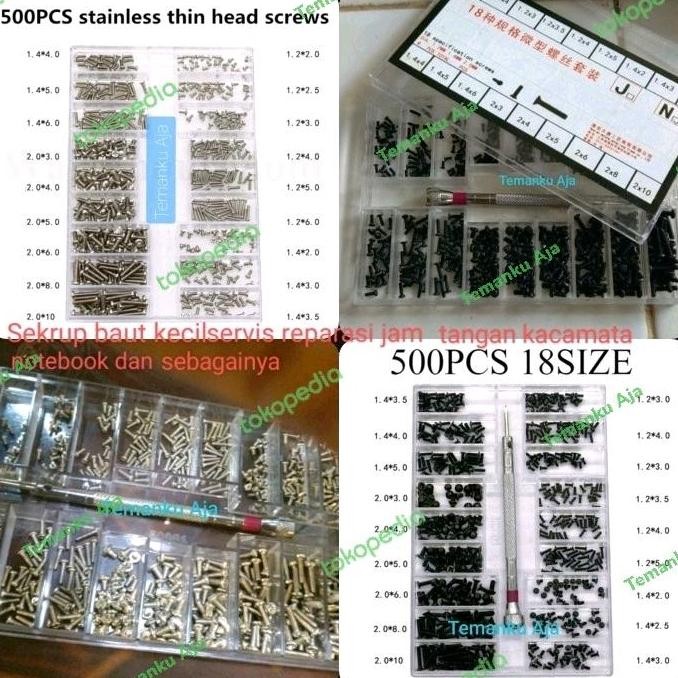 QUALITY MICRO SMALL BOLT SCREWS + GLASSES WATCH REPAIR SERVICE SCREWDRIVER