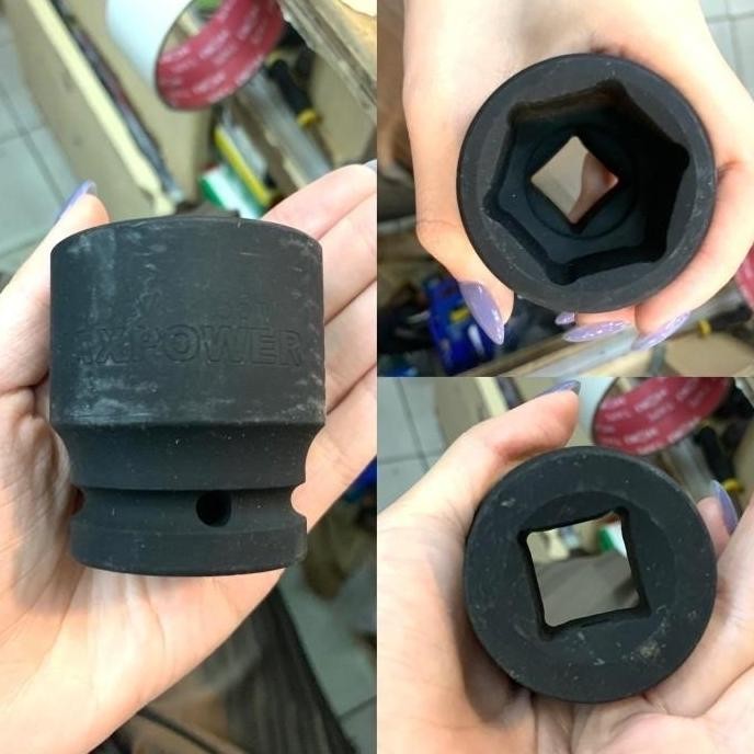 QUALITY SOCK IMPACT MAXPOWER 3/4 SOCKET BLACK 30 32 33 34 36 38 41 46 MM