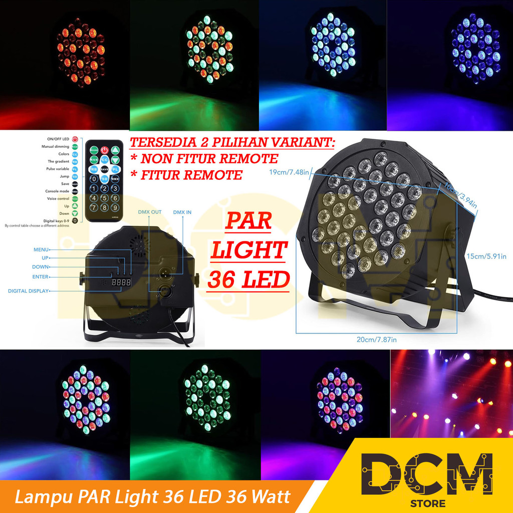 Par Light 36 LED RGB Mini Flat Stage / Stage Light / LED MINI PAR 36W