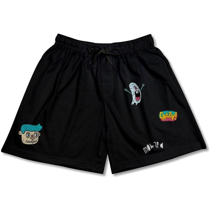 Moward - Boxer Cotton Mwb041 สีดํา | กางเกงขาสั้นผู้ชาย