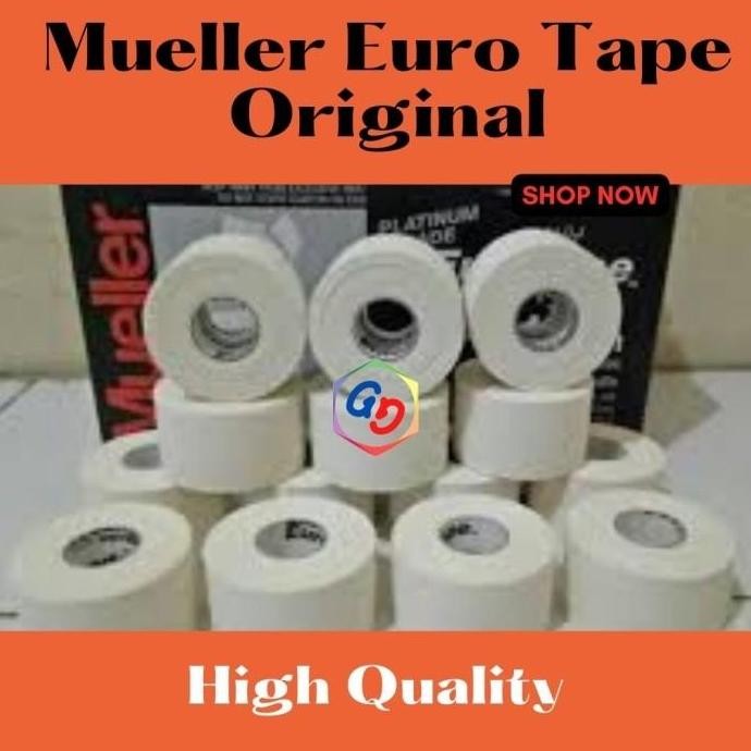 ใหม่ล่าสุด - Mueller Euro Tape/Rigid Tape Mueller/Tipping Mueller 3.8 Cm x 11.34 M