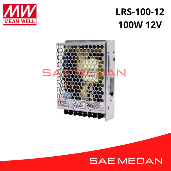 - พาวเวอร์ซัพพลาย LRS-100-12 LRS 100 12 Meanwell 100W 12V