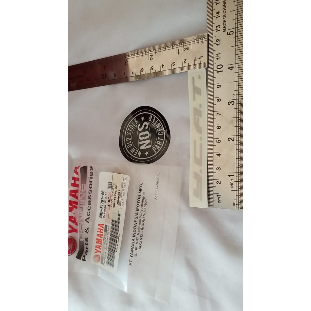 Yamaha White Scorpio Z 5Bp-F153E-00 สติ๊กเกอร์ต้นฉบับ Rare Item