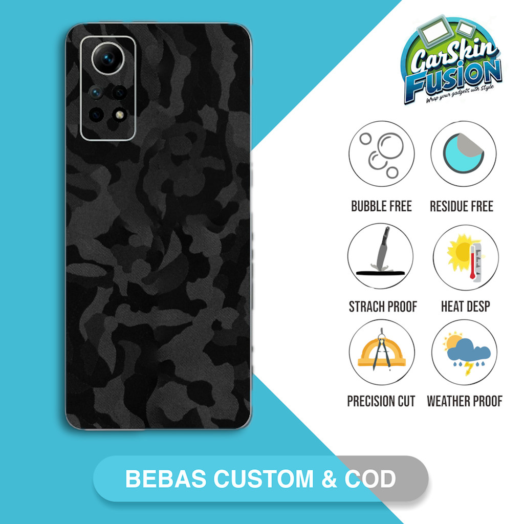 Garskin Skin Redmi Note 12 pro 4G BASIC Code - ZV8 Custom | เคสรอยขีดข่วนป้องกันฟันกัส