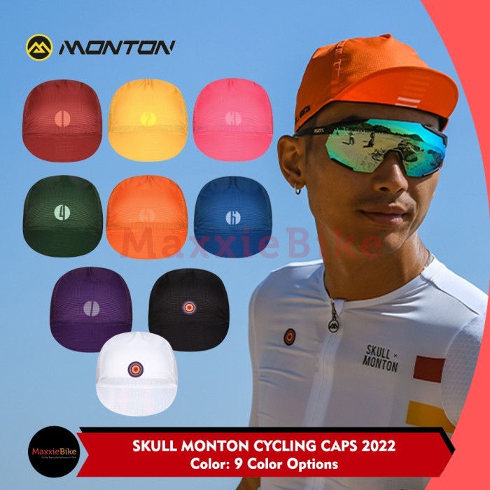 ใหม่ล่าสุด MONTON SKULL Cycling Cap Men Women 7 Days 2022 Cycling Cap HOT