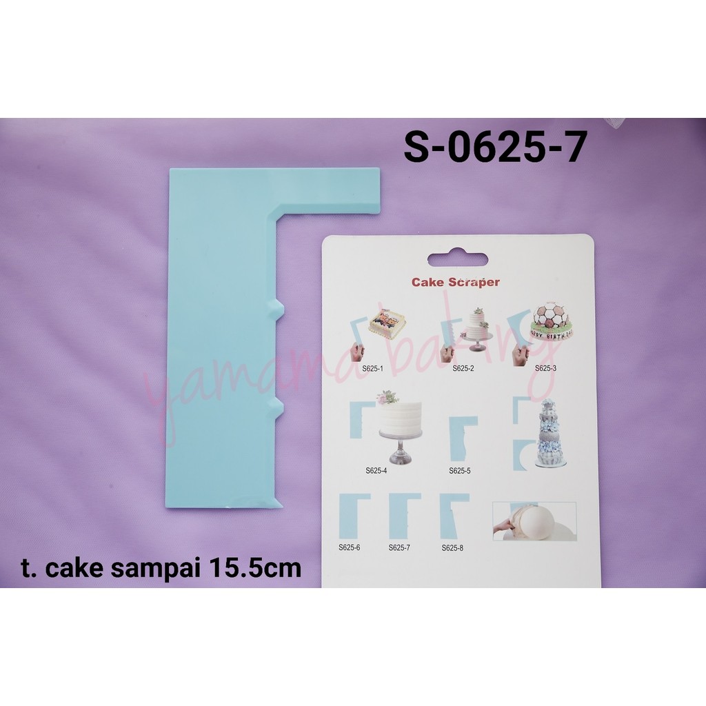 S-0625-7 Scrapper embosser buttercream เค้กทาร์ตเค้ก 7 (OTHER - OTHERS)