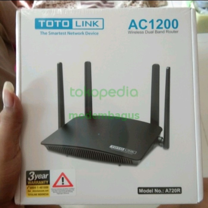 Totolink A720R AC1200 เราเตอร์ทวน WiFi ไร้สายดูอัลแบนด์ 5 Ghz