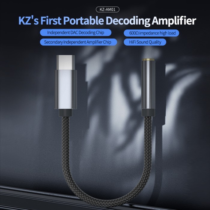 Kz Am01 USB Dac Amp CX3193 Max97220 อะแดปเตอร์ดองเกิล USB C