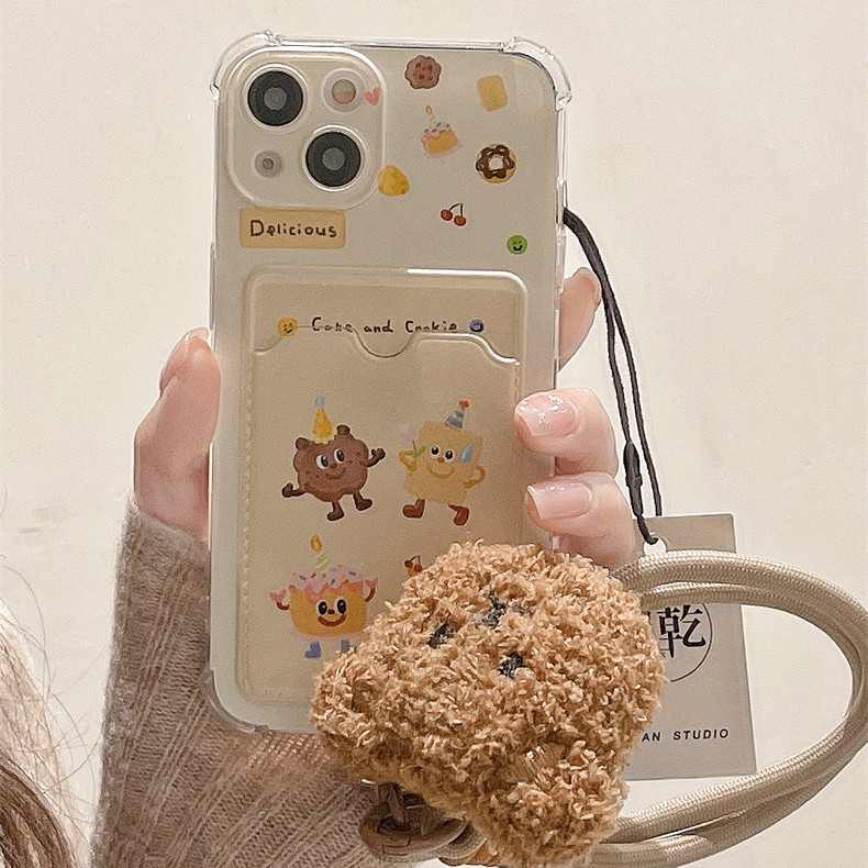 คุกกี้ล่าสุดผู้ถือบัตรกรณีเชือกเส้นเล็ก Hp Oppo A3 A3X C71 C75 Realme C63 Reno 11F 5G C61 A60 C65 C5