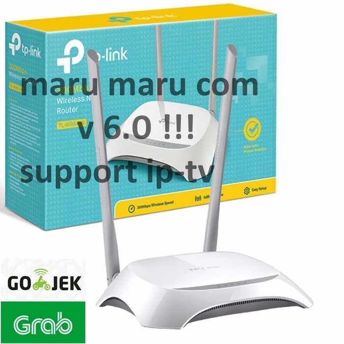 สต็อก TPLINK 840 840 840N WR840N 300 Mbps 4 พอร์ต LAN 2 เสาอากาศ