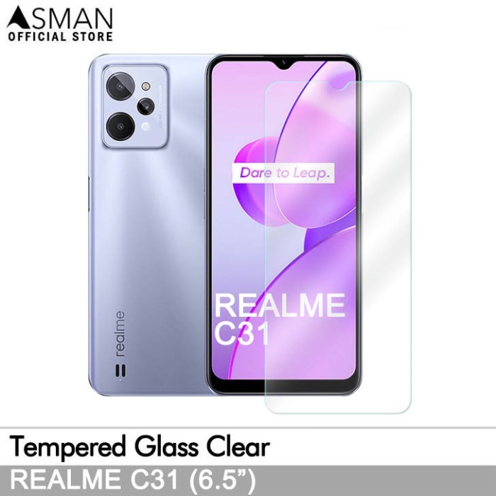 LAYAR กระจกนิรภัย Realme C31 / C35 (6.5") | ฟิล์มกระจกกันรอย-ใส