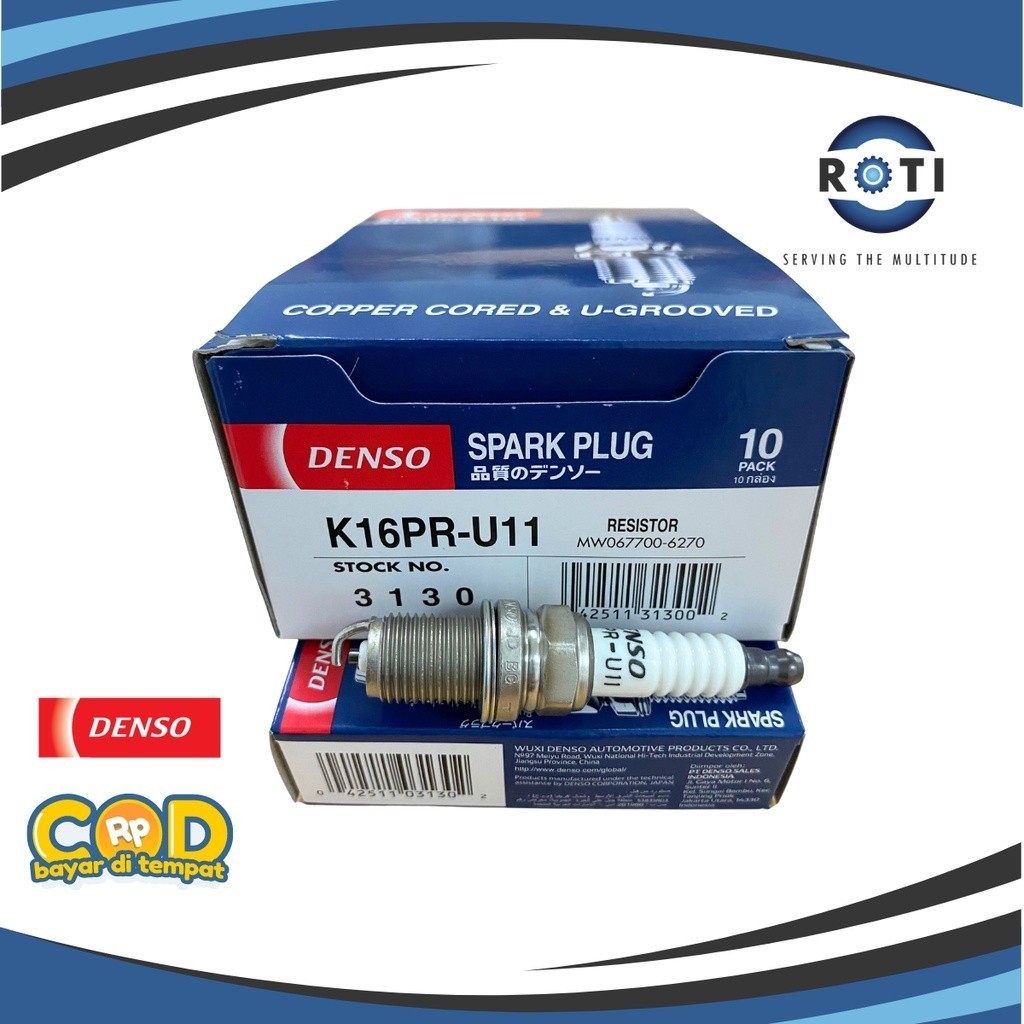 DENSO SPARK PLUG FENIA VIOS CITY ACCENT COROLLA K16PR-U11
